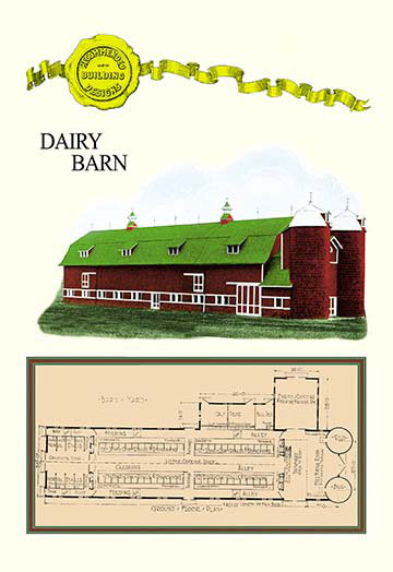 « laiterie grange » par geo e. miller, impression
