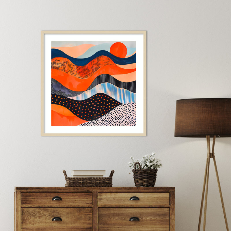 «Abyss» par Walker, impression sur bois encadrée, H 33 po x l 33 po