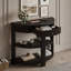Console avec tiroir et tablettes-368969768