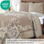 Ensemble de couvre-lit / couvre-lit à motif médaillon traditionnel en mélange de coton tissé léger Rio-916951706-916951712