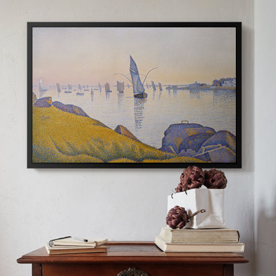 Evening Calm, Concarneau (Opus 220), 1891-Paul Signac-Framed Gallery Wrapped Canvas