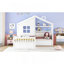 Lit simple avec canapé, lit plateforme pour enfants avec deux tiroirs et tablette de rangement-1178501336