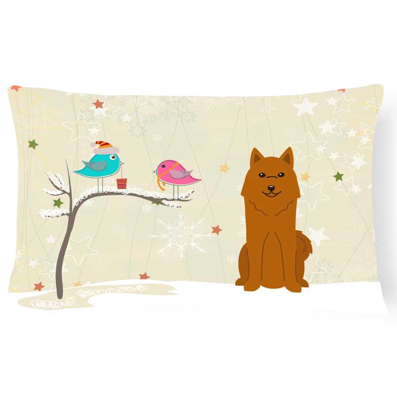 Coussin lombaire d’intérieur/d’extérieur contemporain de noël