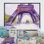 «Romantic Couple In Love In Paris IX», reproduction sur toile flottante