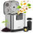 4L Electric Composter for Kitchen: Indoor Smart Quick Composting Machine with LED Timer Display