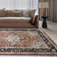 Bentancourt Medallion Black/Terracotta Area Rug-2022010283