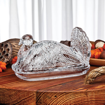 Harvest Turkey Butter Dish