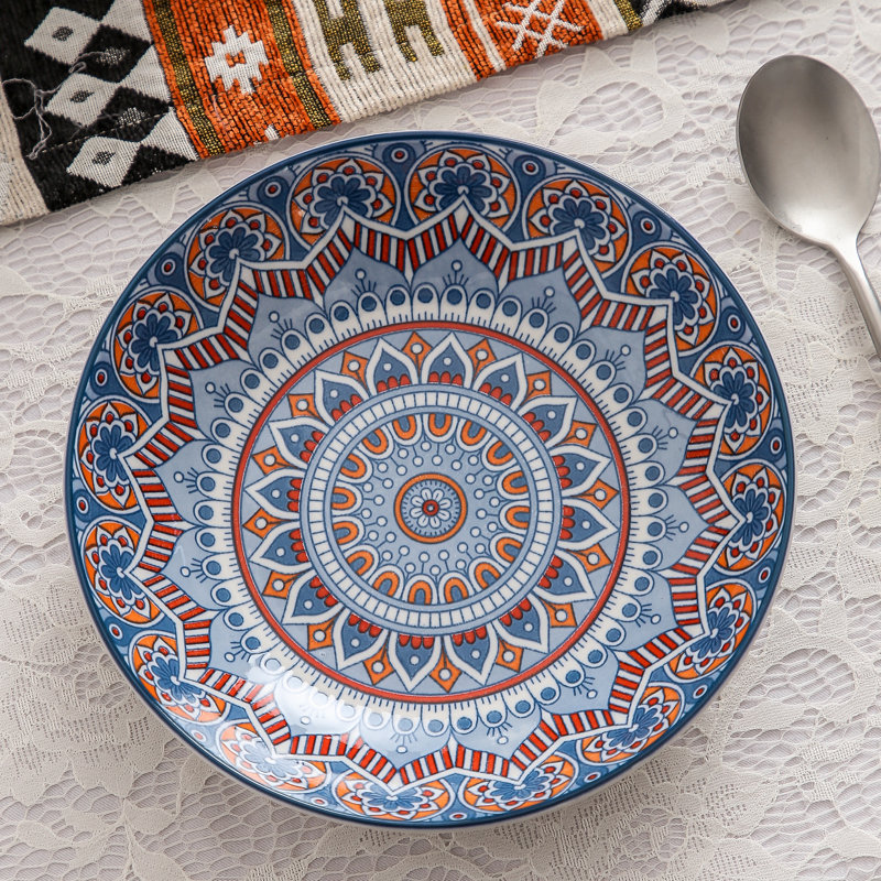 Mandala 20 Oz. Pasta Bowl Set, Assorted