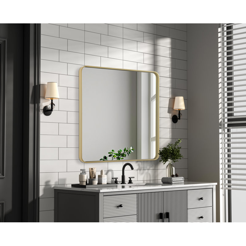 Miroir Erath, Laiton, 36 po x 36 po