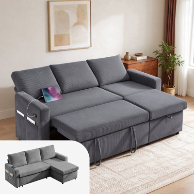 65.4" Mid-Century Modern Loveseat Sofa