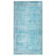 Tapis bleu foncé à transition de couleur 5 pi 3 po x 8 pi 7 po