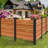 Balconera Brown Solid + Manufactured Wood Corner Post