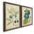 Walnut Framed Canvas