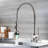 Led Kitchen Faucet With Pull Down Sprayer, Single Handle Single Lever Kitchen Sink Faucet 