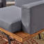 Causeuse d'extérieur avec table basse Canoga