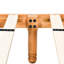 Lit plateforme grand format - Tête de lit en bois massif sans sommier tapissier Assemblage facile du cadre en chêne