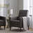 Fabric Upholstered With Recliner Function Chair Mid-Century Modern With Recliner Function Pushback Single With Recliner Function Sofa With Thicker Seat Cushion Tufted Upholstered Sofa With Wooden Leg