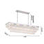 Lustre 16 lumières avec détails en cristal-343803076