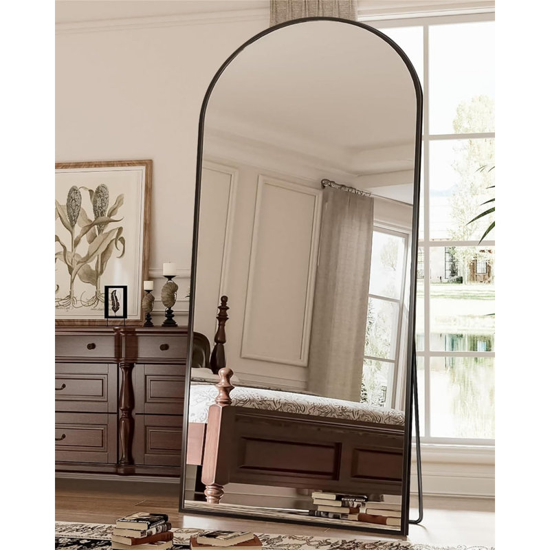 Full Length Mirror, Floor Mirror, Oversized Floor Standing Mirror Freestanding Full Body Mirrors With Stand For Bedroom, Hanging Mounted Mirrors For Living Room Cloakroom