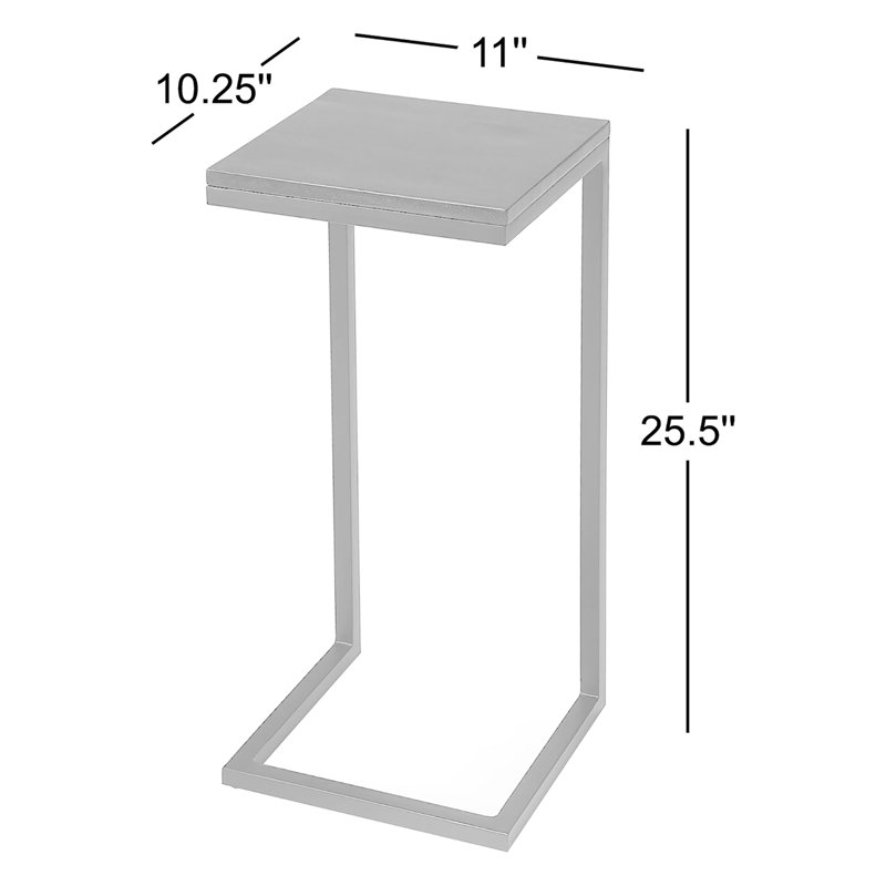 Kilmer Wood & Metal Finsih Side Table, Coffee