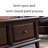 American double-sided four-drawer end table