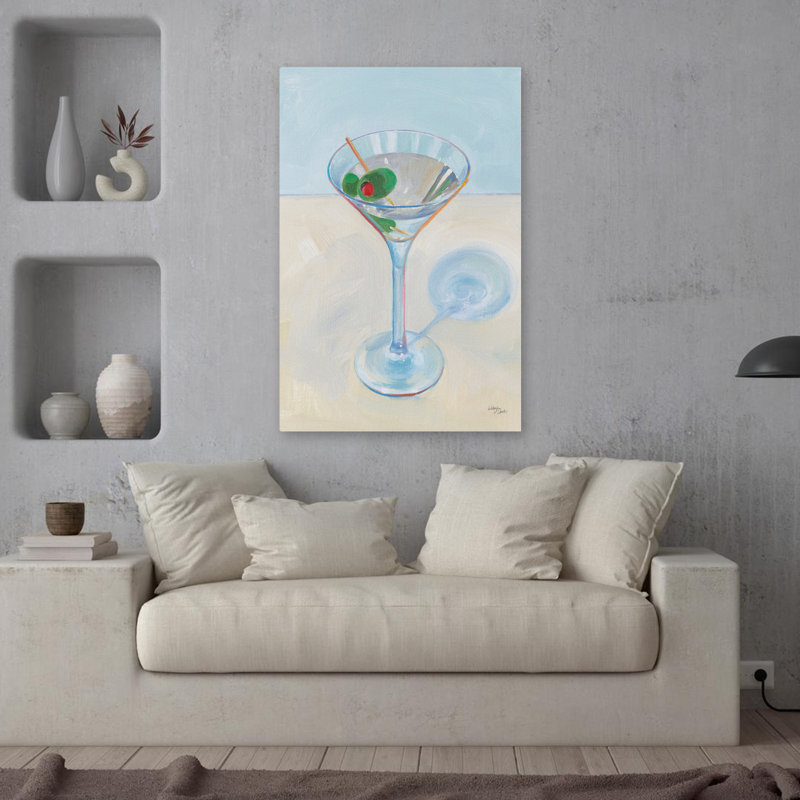 Cheers I Art, art abstrait contemporain, H 36 po x l 24 po