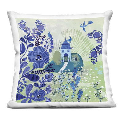 Parisian Eiffel Tower Cityscape Design by Arlington Prints Throw Pillow