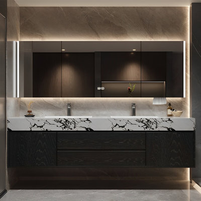 Armoire de salle de bain moderne et luxueuse