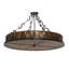 Mountain Pine 8 - Light Semi Flush Mount