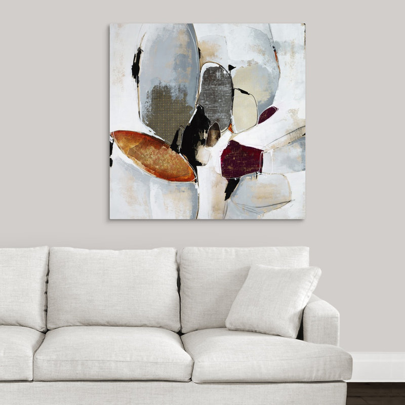 «Lost in the Moment», peinture sur toile, Toile tendue, H 36 po x l 36 po x P 1,25 po