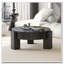 Table basse 33 po moderne avec rangement caché et 3 pieds carrés-1221755205