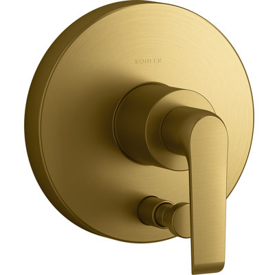 Avid Rite-Temp Valve Trim With Push-Button Diverter And Lever Handle