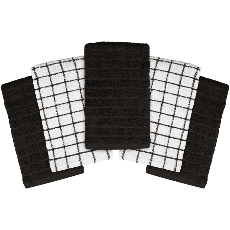 Tea Towel Kitchen Towel, Black