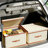 7 Pack Fabric Foldable Storage Bin Cube Organizer Basket with Flip-Top Lid & Handles, Clothes Blanket Box for Home, Office, Closet, Beige-1118171452