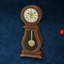 Horloge murale à pendule QXH071BLH, brun
