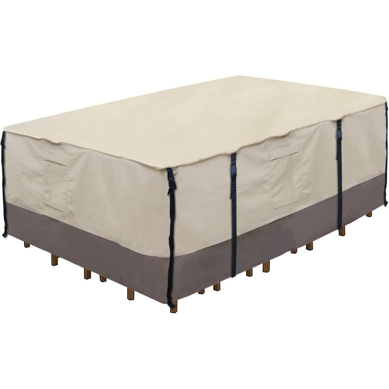 Housse pour table de salle à manger d'extérieur Patio Furniture, H 108 po x l 82 po x P 27,5 po
