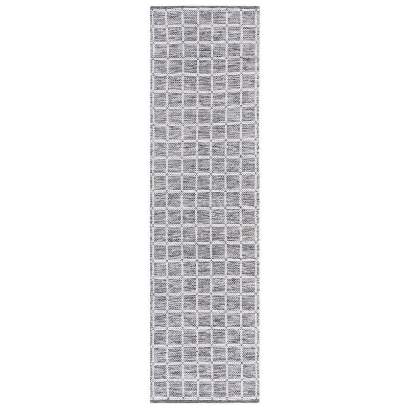 Nabi 977 Area Rug In Black / Ivory, Runner 2'3" x 8'