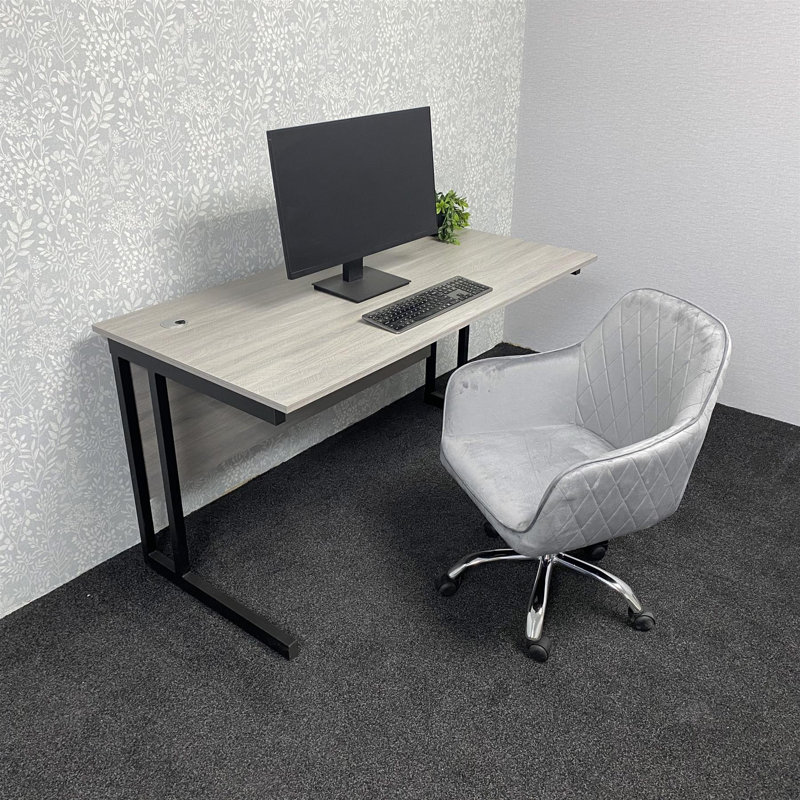 Alye Piece Computer Desk Office Set, Gray