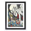 The Witch & the Skeleton by Utagawa Kuniyoshi - Picture Frame Painting Print-55611337-55611336