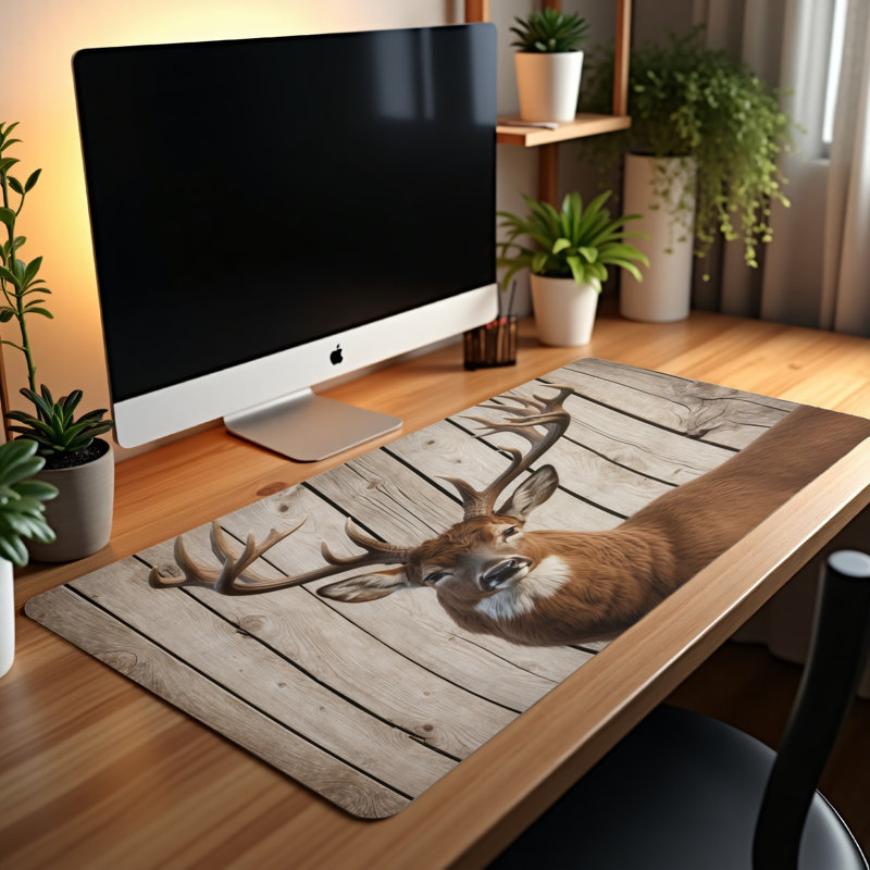 Polyester Desk Pad, 14.4x12.1