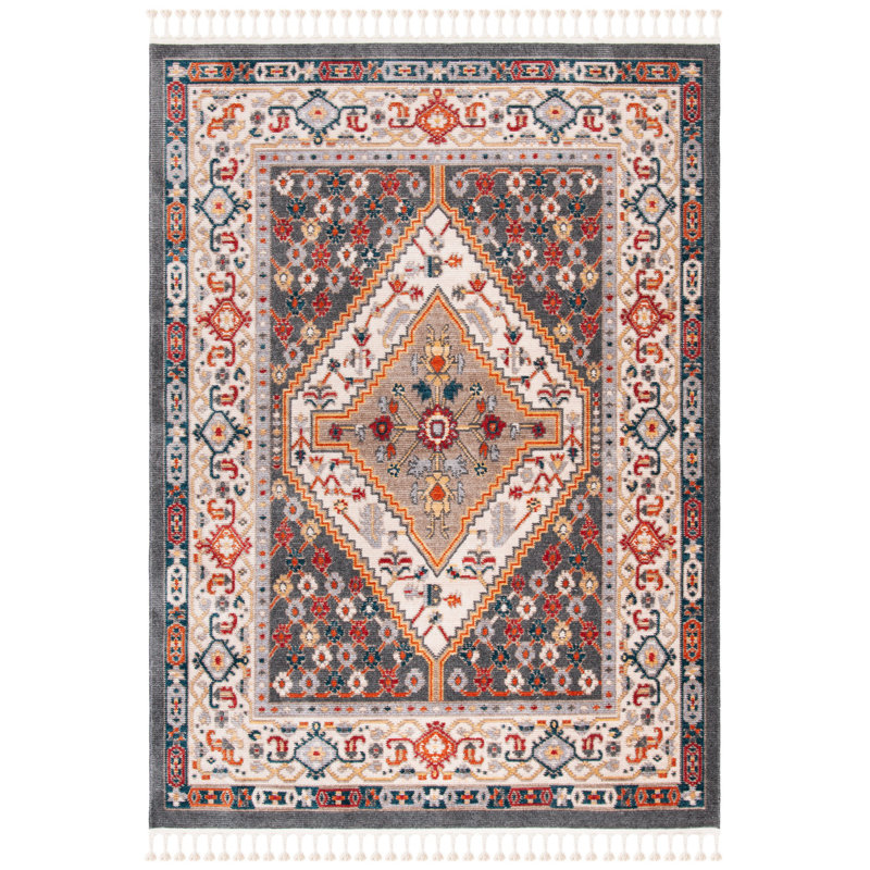 Hamish Performance Oriental Rug, Rectangle 4' x 5'4"