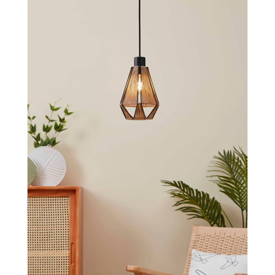 Alsfeld 1 - Light Black Geometric Pendant