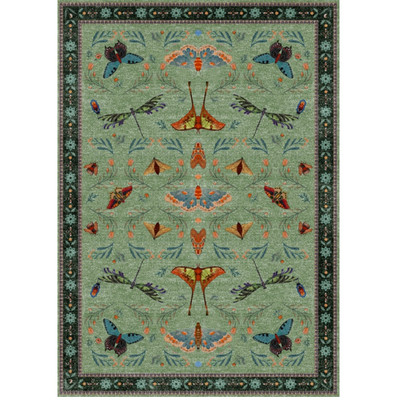 Tapis de salon rétro tapis de maison de campagne oriental traditionnel délavé pour tapis de chambre à coucher pour décor de bureau à domicile