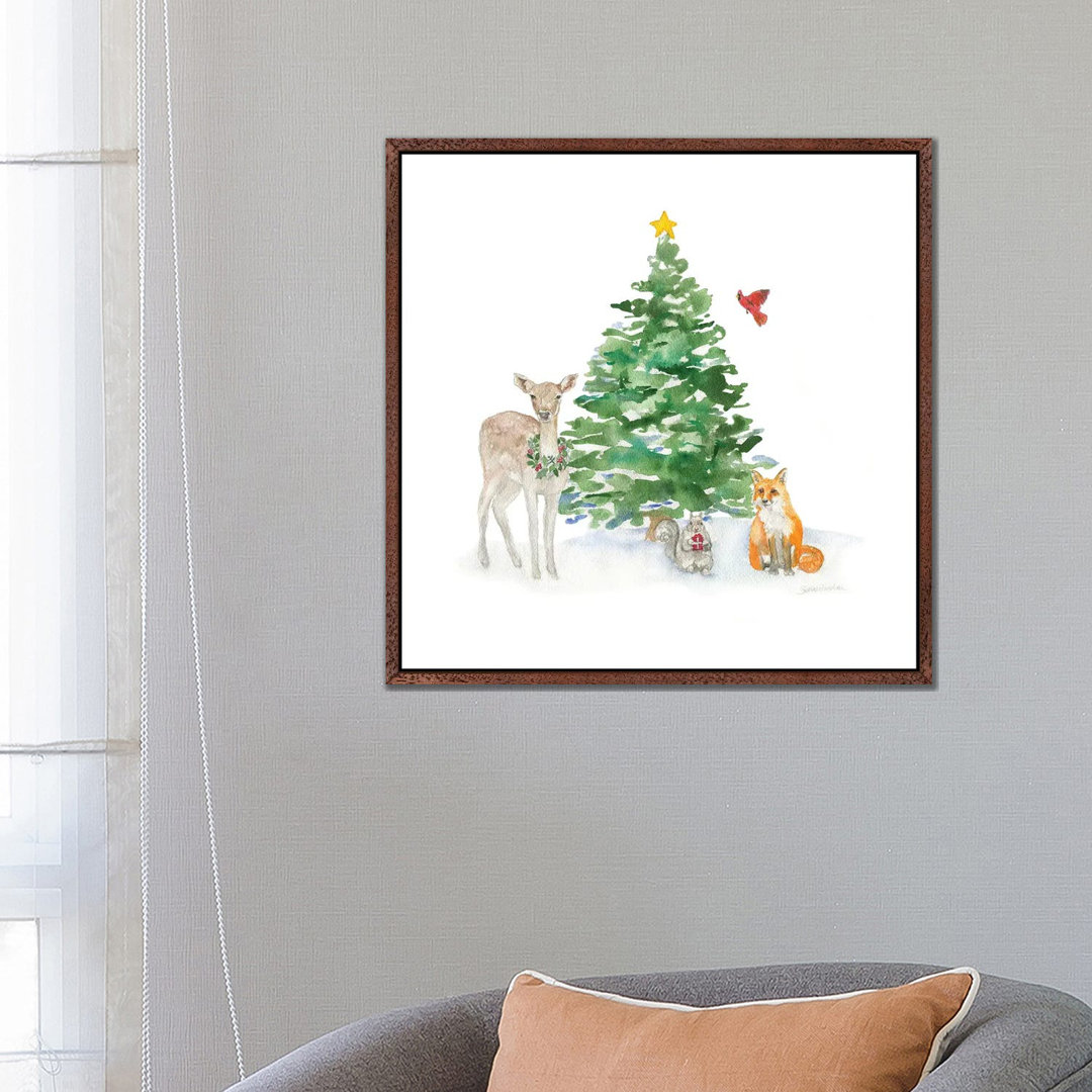 Woodland Animal Christmas von Susan Windsor - Gallery-Wrapped Canvas Giclée on Canvas