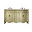 Ensemble de meuble-lavabo double 60 po Aurillac Pakrat-2077392118