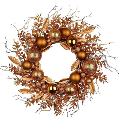 Couronne de baies d'eucalyptus artificiel