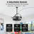  Modern 20" Dual Hanging Rotatable 3CCT LED Plug-In Garage Ceiling Fan With Remote, 6-Speed Reversible DC Motor, Dimmable