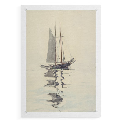 Impression nautique rétro XXXV III - reproduction de toile seulement - non encadrée