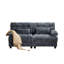 Causeuse 67 po - dossier réglable à 4 positions, 350 lb / assise, tissu chenille doux, 2 coussins décoratifs, assemblage facile-717041034
