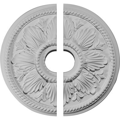 Endurathane Edinburgh Ceiling Medallion, 18 1/8"OD x 3 1/2"ID x 2 3/4"P (Fits Canopies up to 5 1/8"), Factory Primed